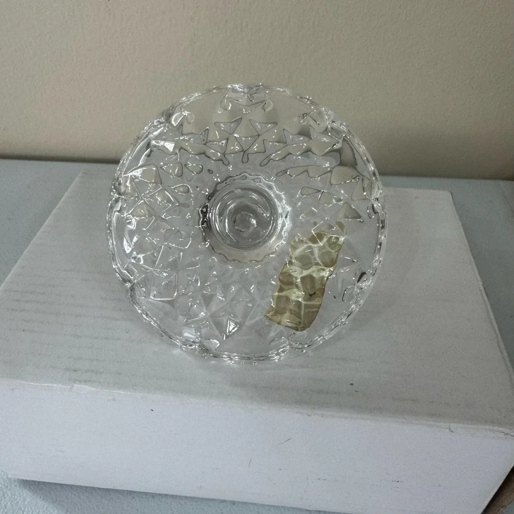 Forever Crystal Ring Holder 24% Full Lead Crystal Made In Yugoslavia